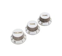 Yjb Parts Japan Made Strat manopole (1-vol + 2-tone) Relic White