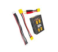Yjcnelcr 1-6S XT60 Plug Scheda di ricarica parallela Ingresso 20A Uscita a 4 canali per batteria drone remota