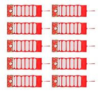 Yjcnelcr 10 slot Santa Money Holder Christmas Surprise Party Gift and Card Organizer Red Buste per riunioni di famiglia Natale Cash Busta