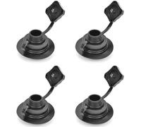 Yjcnelcr 4pcs Gommone Barche Valvole Aria A Prova di Perdita Sostituzione Dell'aria Per Vite Watercraft Accessori Installare Rapidamente Barche Sostituzione