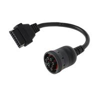 Yjcnelcr 9 Pin Pin OBD2 Truck Scanner Cavo Adattatore Connettore Y Splitter J1939 Misura Per Motore