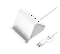 Yjcnelcr Adattatore USB 3.0 con 3 porte USB e porta di tipo C, trasferimento dati veloce da 5 Gbps, per laptop, tablet e smartphone