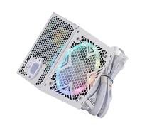 Yjcnelcr Alimentatore per PC da 550 W con ventola luminosa a colori da 12 cm 550 W potente per computer da gioco