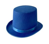 Yjcnelcr Cappello Alto in Feltro da Mago per Gentiluomo per Donne Uomini Bambini per Gioco di Ruolo per Uomini Adulti per Confezione Senza Scomparto Segreto, Taglia unica