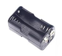 Yjcnelcr Comode scatole di batterie 4xAA Battery Holder Organizzatori Per 4 celle Leggero Caso Facile Sostituzione Per La Casa Scatola Nera