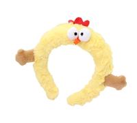 Yjcnelcr Fascia per capelli con pinguini e galline, divertente, per feste di compleanno