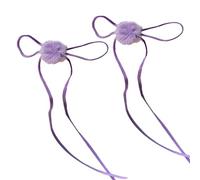 Yjcnelcr Fermagli per capelli da donna, graziosi, a forma di fata, forcine per capelli Y2K, pompon, balletcore, mazzi, accessori per capelli, fiocco e nastro, accessori per capelli per donne e ragazze