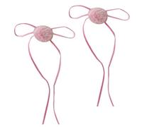 Yjcnelcr Fermagli per capelli da donna, graziosi, a forma di fata, forcine per capelli Y2K, pompon, balletcore, mazzi, accessori per capelli, fiocco e nastro, accessori per capelli per donne e ragazze