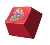 Yjcnelcr Keycap originale di altezza del metallo variopinto Keycap del cuore della lega di alluminio per meccanico