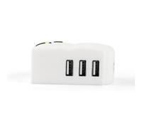Yjcnelcr Lovely Animal Adattatore USB per computer portatili e telefoni con 3 porte USB 2.0 ad alta velocità per ufficio casa tastiera mouse