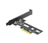 Yjcnelcr Scheda adattatore host PCIE a PCIE3.0 PCIe NVMe AHCI Tipo 2242 2260 2280 Convertitore