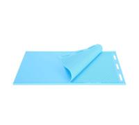 Yjcnelcr Stampo per texture a celle di cera, azzurro | Foglio rettangolare in silicone, accessorio pratico per apiario, uso di colata ripetuta