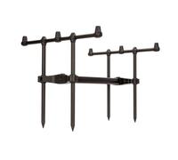 Yjcnelcr Supporto rialzato per la pesca alla carpa | Twin Crossbeam Frame, quattro teste di riposo, Shoreline Carry Set con ancoraggi a terra, in attesa
