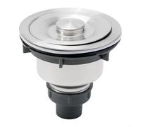 YJDOORPLAY Cestello per lavello da cucina in acciaio inox, sistema di filtraggio profondo per lavello da cucina di casa, parti di ricambio anti intasamento, tappo di scarico rimovibile in rete, colore