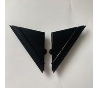 YJDOORPLAY Copertura per specchietto laterale a triangolo, per Fiat 500, ricambio diretto, parti esterne, struttura in plastica di alta qualità, finitura nera lucida, modelli 2012-2019, set sinistro e