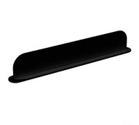 YJDOORPLAY Paraspruzzi in silicone per lavello, paraschizzi per cucina, protezione per piano di lavoro, 49 x 5 x 8,5 cm, per cucina (nero)