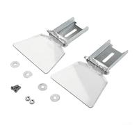 YJDOORPLAY Protezione di sicurezza per smerigliatrice da banco, protezione per gli occhi, confezione da 2 scudi in plastica trasparente per smerigliatrici da banco da 125 mm, kit di montaggio con
