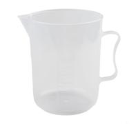 YJDOORPLAY Set di caraffe graduate da cucina, bicchieri da laboratorio per la cottura di liquidi, 250 ml, 500 ml, 1000 ml, 2000 ml, 5000 ml, contenitore in plastica trasparente (250 ml)