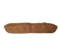 YJDOORPLAY Tappetino in cocco naturale a forma di mezza luna, 91,9 cm, per appendere cesti, vasi da giardino, fioriere, decorazione per interni ed esterni (121,9 cm)
