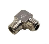 YJDOORPLAY Valvola di scarico del compressore d'aria a 90 gradi, connessione a gomito in metallo e rame, per sistema di pompa d'aria, attrezzature da officina, parti di ricambio (D)