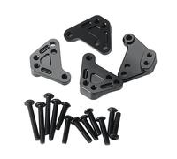 YJDTESVC 4 Pezzi di Supporto ammortizzatori in Metallo Anteriore e Posteriore for ammortizzatori rialzati for 1/10 RC Crawler TRAXXAS MAXX Widemaxx