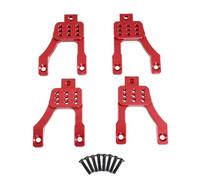YJDTESVC for MN 1/12 MN128 MN86 G500 RC Car Supporto Ammortizzatore Anteriore Posteriore in Metallo Torre di aggiornamento Ammortizzatori Anteriori Posteriori(Rood)