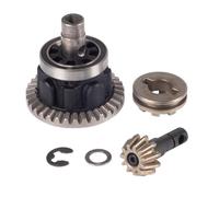 YJDTESVC Gruppo Corona dentata e pignone differenziale Anteriore e Posteriore for Traxxas Trx4 Trx6 1/10 RC Crawler Car Upgrade Parts