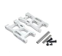 YJDTESVC Parti di Auto RC Bracci di Sospensione Anteriori Bracci oscillanti in Metallo for Wltoys 1/14 144010 144001 144002 1/12 124016 124017 124018 124019(Silver)
