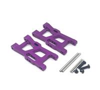YJDTESVC Parti di Auto RC Bracci di Sospensione Anteriori Bracci oscillanti in Metallo for Wltoys 1/14 144010 144001 144002 1/12 124016 124017 124018 124019(Purple)