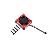 YJDTESVC Ventola di Raffreddamento ad Alta velocità in Metallo 5-8 V 22000 Giri/min for 1/10 RC Drift Hobbywing XeRun XD10 PRO ESC Motore Accessori Parte di Riparazione(Rood)