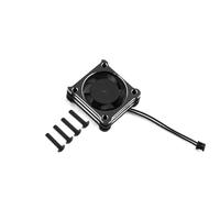 YJDTESVC Ventola di Raffreddamento ad Alta velocità in Metallo 5-8 V 22000 Giri/min for 1/10 RC Drift Hobbywing XeRun XD10 PRO ESC Motore Accessori Parte di Riparazione(Zwart)