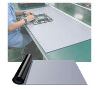 YJEUZCD 5 Mm Spesso Antistatico Stuoia, 2 Strati ESD Gomma Saldatura Per Elettronica Riparazione, Calore Resistente Banco Da Lavoro Stuoia Per Laboratorio Workshop(0.5x15m)