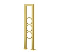YJEUZCD A Forma di U Scala Sbarra, Mano Ringhiera per Scale Interno, Ferro Battuto Passi Corrimano, Baluster Scala Ringhiera, Terrazza Partizione Tromba delle Scale Ringhiera(Gold,20x90cm)