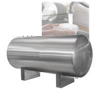 YJEUZCD Acciaio Inossidabile Acqua Pressione Serbatoio, 100L-300L Acqua Stoccaggio, Tipo Orizzontale Case Pressurizzato Acqua Stoccaggio Contenitori(300L-50x135cm)