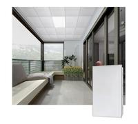 YJEUZCD Alluminio Soffitto Piastrelle, Interno Housetop Liscio Installazione Pannello, Ufficio Cucina Decorare Copertina Foglio, Soffitti per Sospeso Griglia(Gray-A,25pcs-30x60cm)