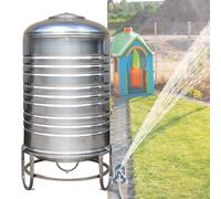 YJEUZCD Bene Pressione Serbatoio, Completamente Automatico Agricolo Residenziale 200-400 Litri Acqua Contenitore, Verticale Acqua Stoccaggio Vescica con Kit di Montaggio(400L-61x135cm)