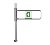 YJEUZCD Chiusura Automatica Sicurezza Cancello Per Negozio Biblioteca, Supermercato Metallo 1 Via Importa Esportazione Altalena Porta, Cassiere Contatore Porta(Silver-A,31.4x39.3in)