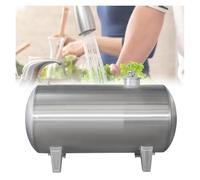 YJEUZCD Completamente Automatico Pressurizzato Acqua Serbatoi, Case Orizzontale Acqua Serbatoio, Famiglia Acqua Stoccaggio Contenitori con Kit di Montaggio(100L-40x80cm)