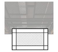 YJEUZCD Decorativo Soffitto Piastrelle Pannelli, Dipinto Filo Muro Griglia Pannello, Metallo al Coperto Schermo Partizione, Barre Bancarelle Tetto della Casa Tassello Piatto(60x90cm)