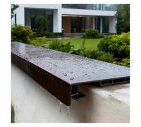 YJEUZCD Giardino Muro Tappatura Piatto con Striscia Luminosa Canali, Gocciolamento Linea per Annusando, Parte Superiore del Decorazione Copertina Consiglio(26x120cm/10.2x47.2in)