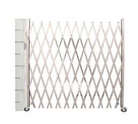 YJEUZCD Pieghevole Forbici Cancello Con Rotelle, Retrattile Traffico Barricata, Industriale Espandibile Barricata, Scuole Centri Commerciali Collegabile Recinzione Porta(80x100cm/31.5x39.4in)