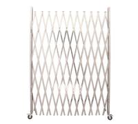 YJEUZCD Pieghevole Forbici Cancello Con Rotelle, Retrattile Traffico Barricata, Industriale Espandibile Barricata, Scuole Centri Commerciali Collegabile Recinzione Porta(150x100cm/59.1x39.4in)