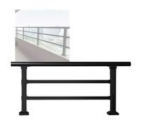 YJEUZCD Recinto Ferrovia Orizzontale Metallo Mazzo Ringhiera, Muro Estensore Recinto Piatto Ringhiera Corredo, Temporaneo Piscina Cortile Balcone Accresciuto Picchetto Recinto(130x60 cm)