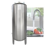 YJEUZCD Verticale Completamente Automatico Pressurizzato Acqua Serbatoi, 60-250 Litri Acqua Contenitore, Automatico Case Acqua Stoccaggio Fornitura Sisteme con Kit di Montaggio(100L-40x95cm)