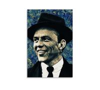 YJHXYCCS Poster su tela di Frank Sinatra, famoso cantante musicale, stampa artistica da parete per camera da letto, 40 x 60 cm, senza cornice