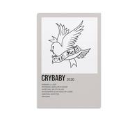 YJJECP Lil Peep Crybaby- Poster decorativo da parete, impermeabile, moderno, stampa per casa sul posto di lavoro, decorazione da parete, facile da installare, senza cornice, 60 x 90 cm