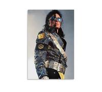YJJECP Poster decorativo da parete di Michael Jackson, impermeabile, moderno, stampa per casa sul posto di lavoro, decorazione da parete, facile da installare, stile senza cornice, 30 x 45 cm