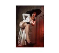 YJJGLZC Poster su tela con Dimitrescu Resident Evil Lady Dimitrescu (9), decorazione per camera da letto, ufficio, camera da letto, regalo, 30 x 45 cm