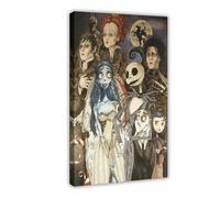 YJJGLZC Poster su tela di Tim Burton Edward mani di forbice, decorazione per camera da letto, ufficio, camera da letto, regalo, 30 x 45 cm