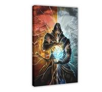 YJJGLZC Poster su tela, motivo: Mortal Kombat, motivo: Game Mortal Kombat, decorazione per camera da letto, ufficio, stanza, regalo, 40 x 60 cm